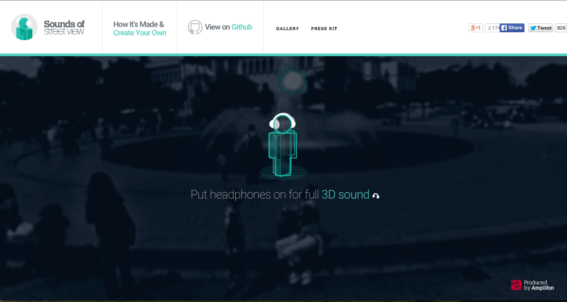 Sounds of Street View Project: www.amplifon.co.uk/sounds-of-street-view